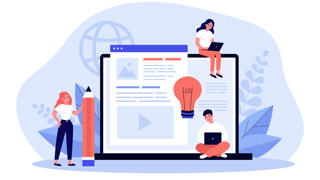 illustration personnes on recherche