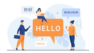 Illustration dolmetschen