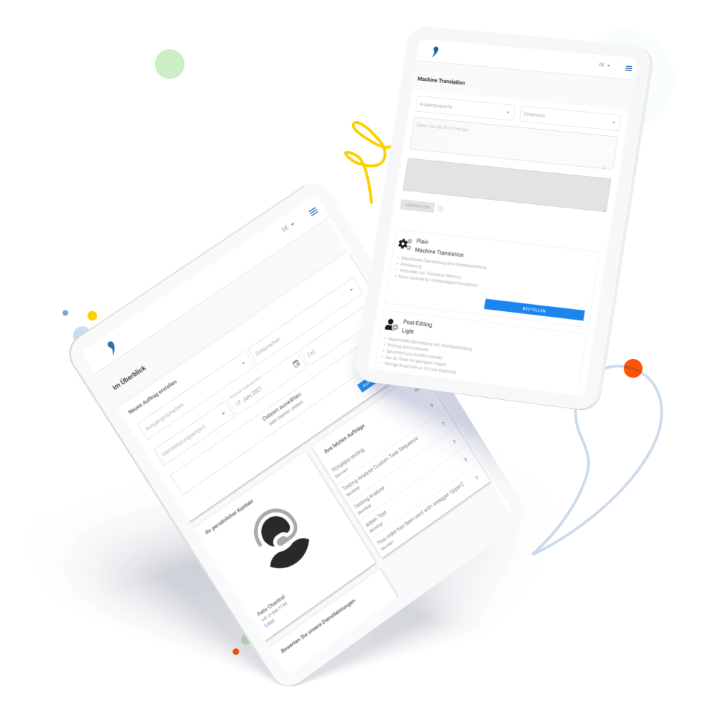 Portail qui simplifie la transmission des mandats de traduction