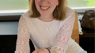 Middle-aged woman at work